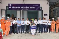 CÔNG TY ĐIỆN LỰC ĐẮK LẮK HỖ TRỢ XÂY NHÀ TÌNH NGHĨA TẠI THÔN 10 XÃ HOÀ SƠN